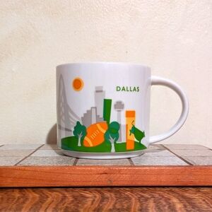 Starbucks You Are Here collection Dallas 2014 14 oz coffee mug